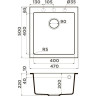 Мойка OMOIKIRI BOSEN 47-WH Tetogranit/белый 4993589
