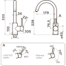 Смеситель OMOIKIRI SHINAGAWA 2 PLUS-CA латунь/карамель 4994411